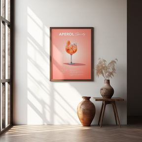 Aperol Spritz Recipe Poster