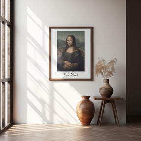 Mona Lisa Del Giocondo Signature (1503–1506) Poster