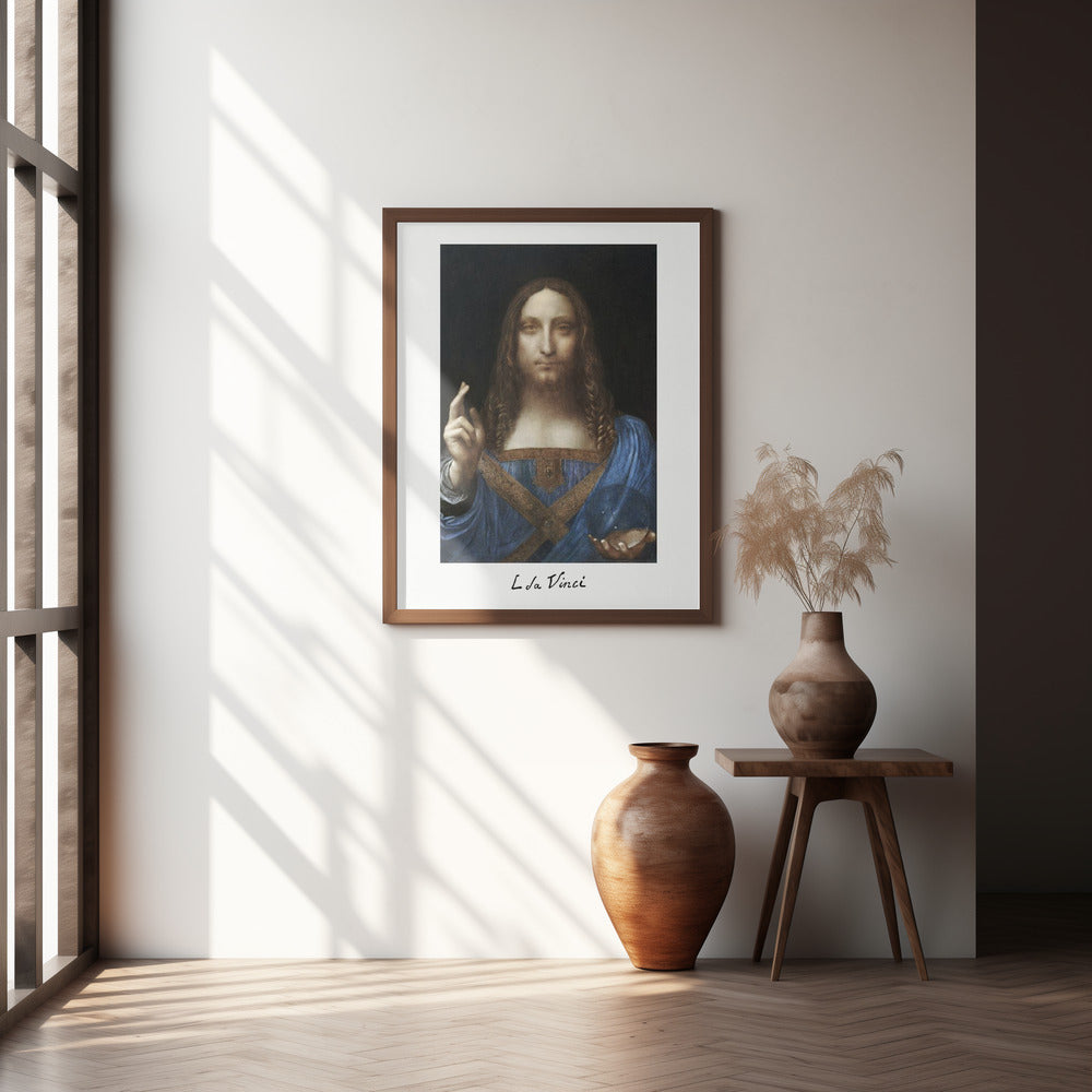 Salvator Mundi (circa 1500) Poster