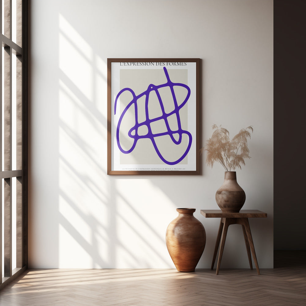 SIGNATURE ABSTRAITE Poster