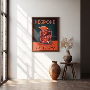 Negroni L&#039; Apertivo Poster