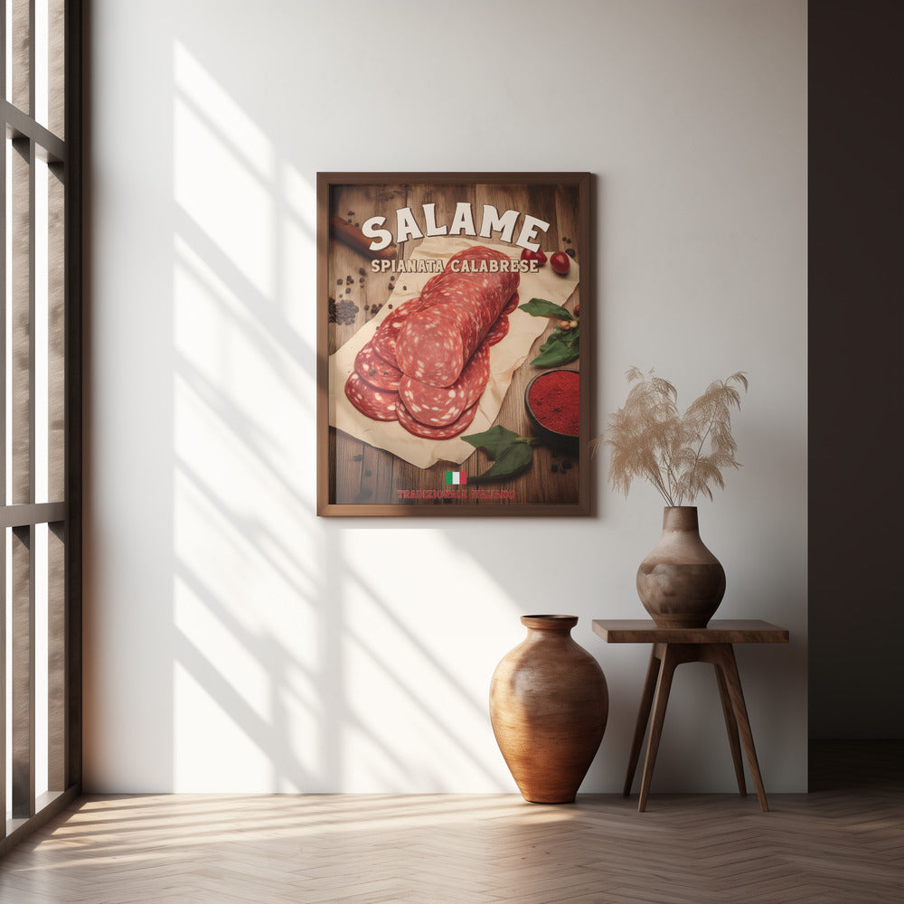 Salame Spianata Calabrese Poster