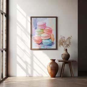 Colorful Macaron Poster