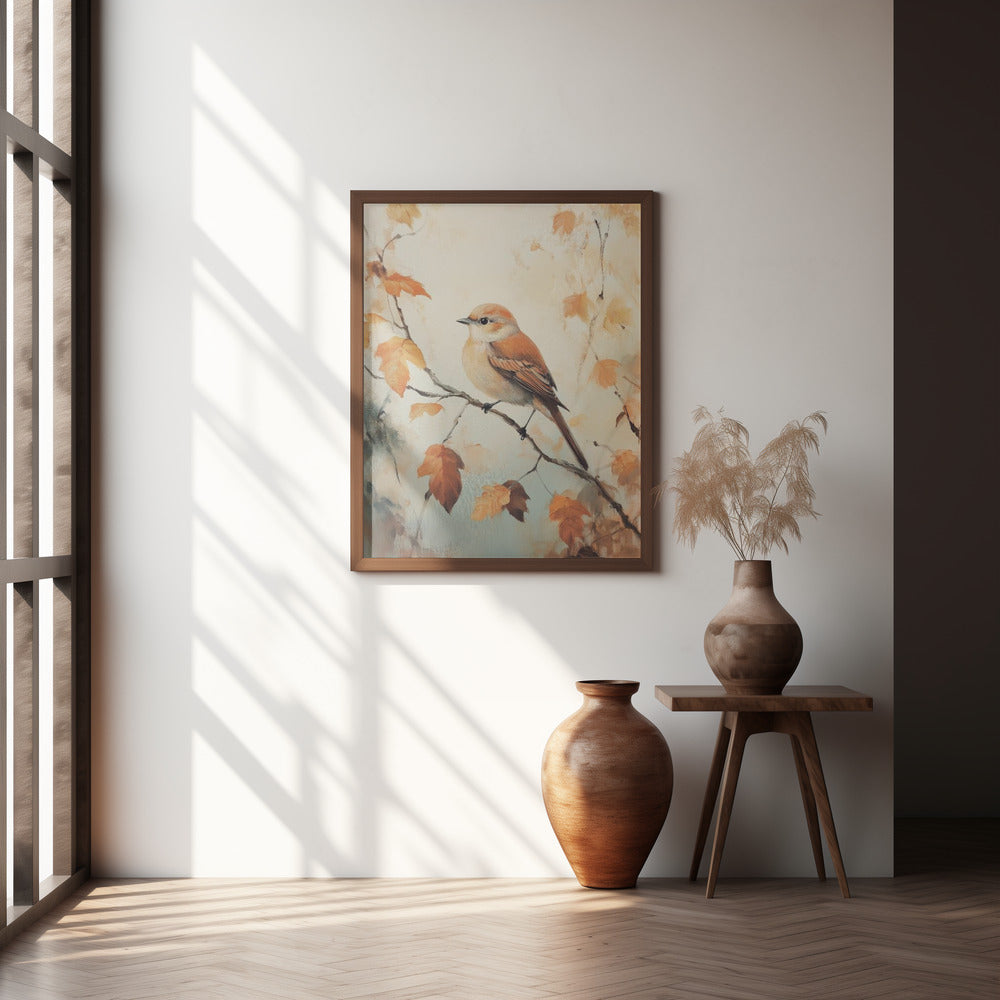 Autumn Bird Poster