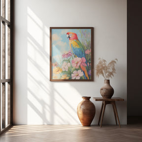 Colorful Parrot Poster