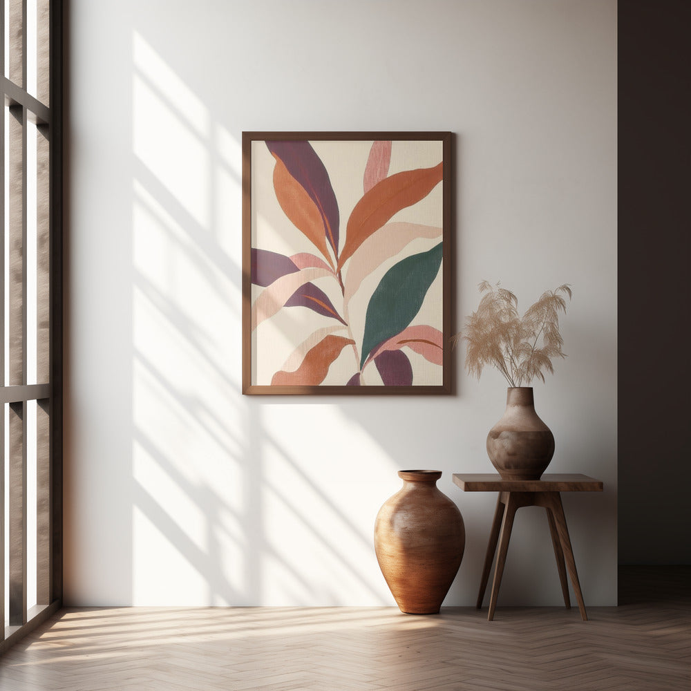 Abstract Plants Poster