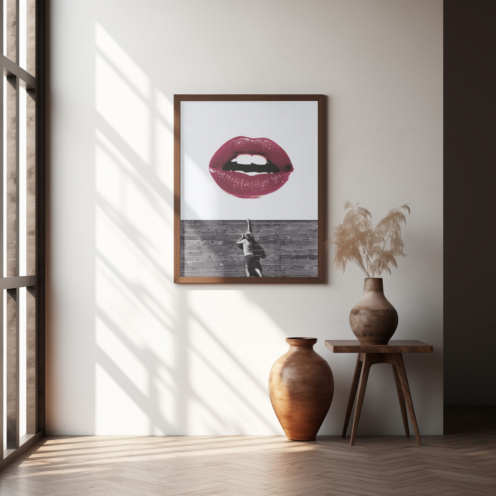 Curious Lips Poster