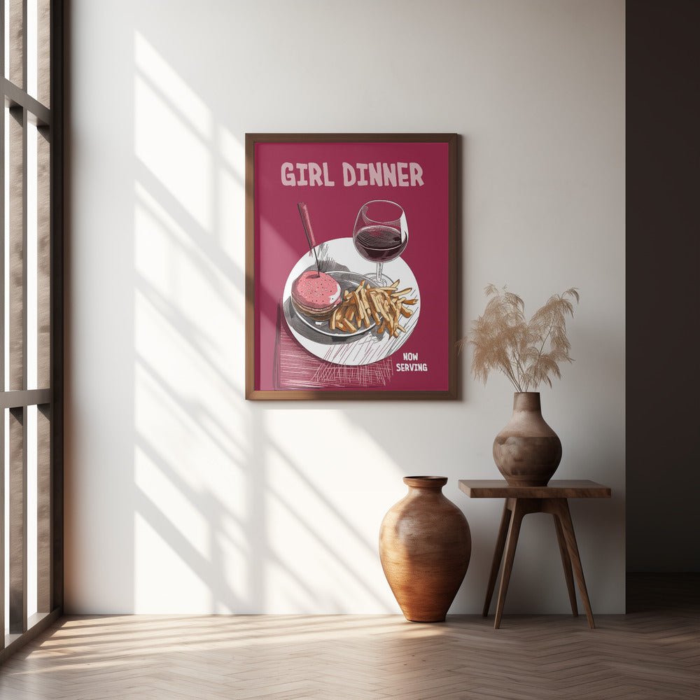 Girl Dinner No 4 Poster