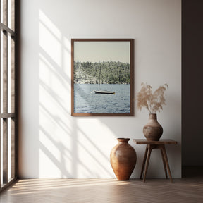 Boat On Pinecrest Poster