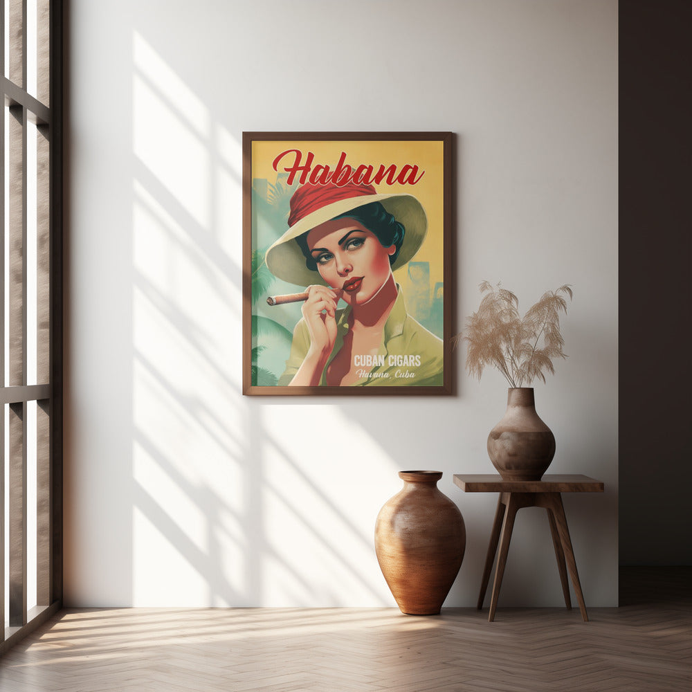 Habana - Cuban Cigars Poster