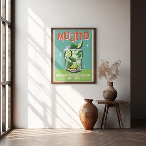 Mojito Cocktail Poster