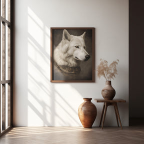 Wolf Portrait Poster