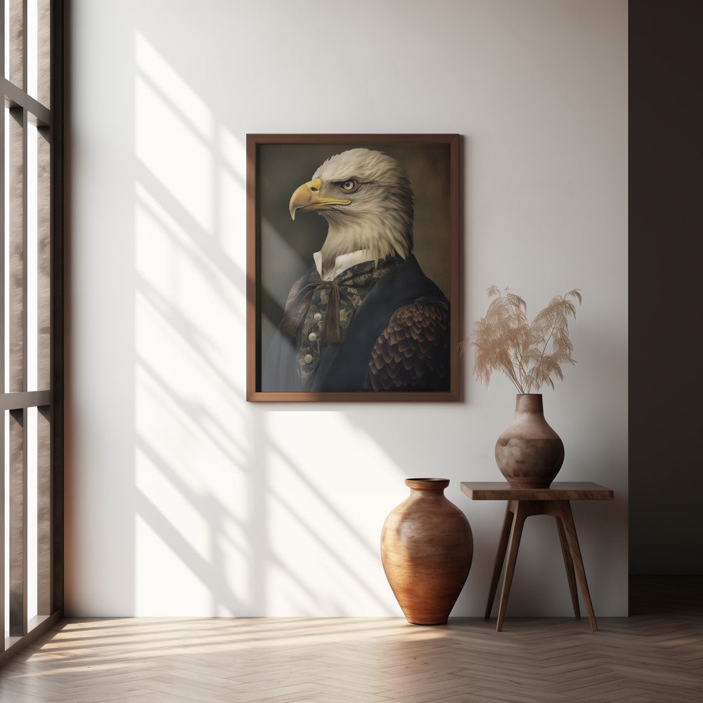 Bald Eagle Portrait Poster