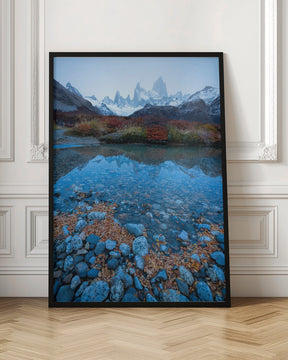 Blue Fitz Roy Poster