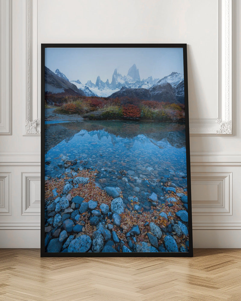 Blue Fitz Roy Poster