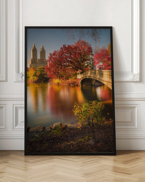 Fall in Central Park Poster