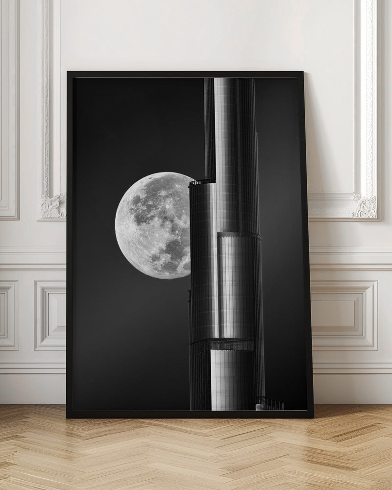 Super moon Burjkhalifa Poster