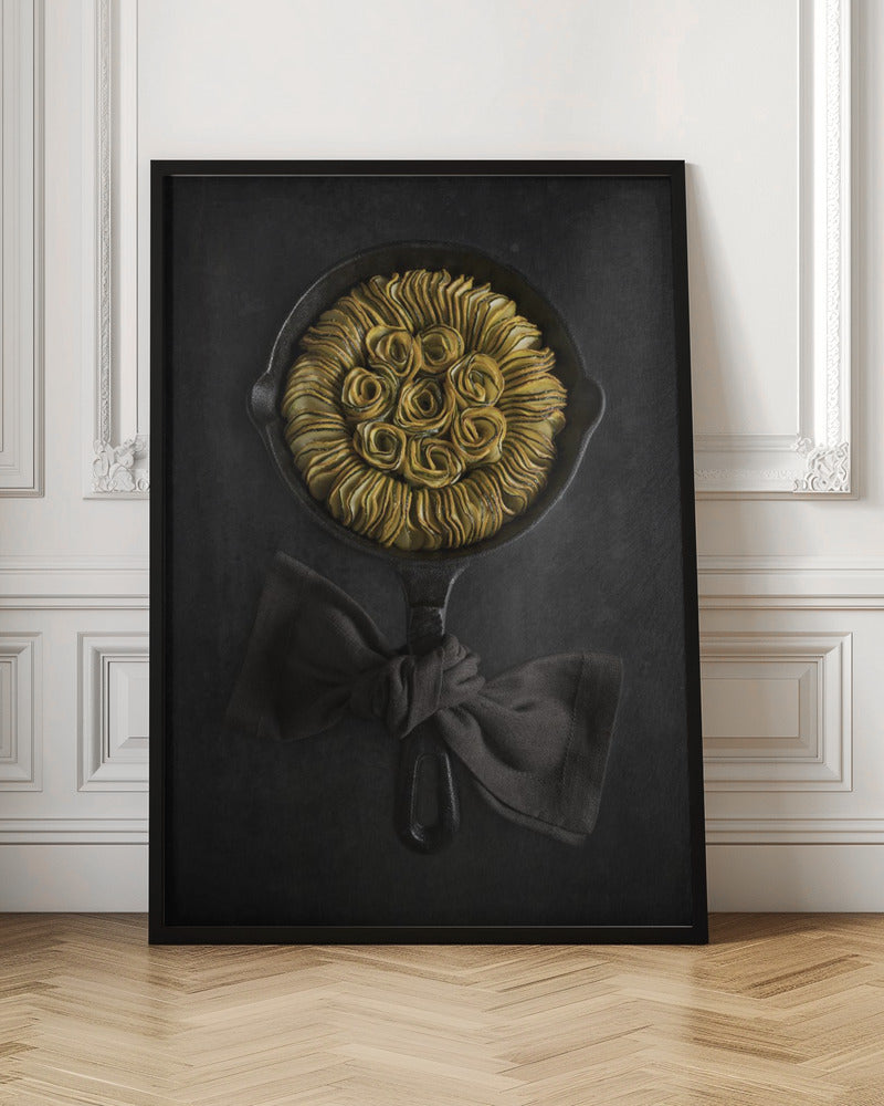 Yellow and green zucchini ratatouille flower Poster