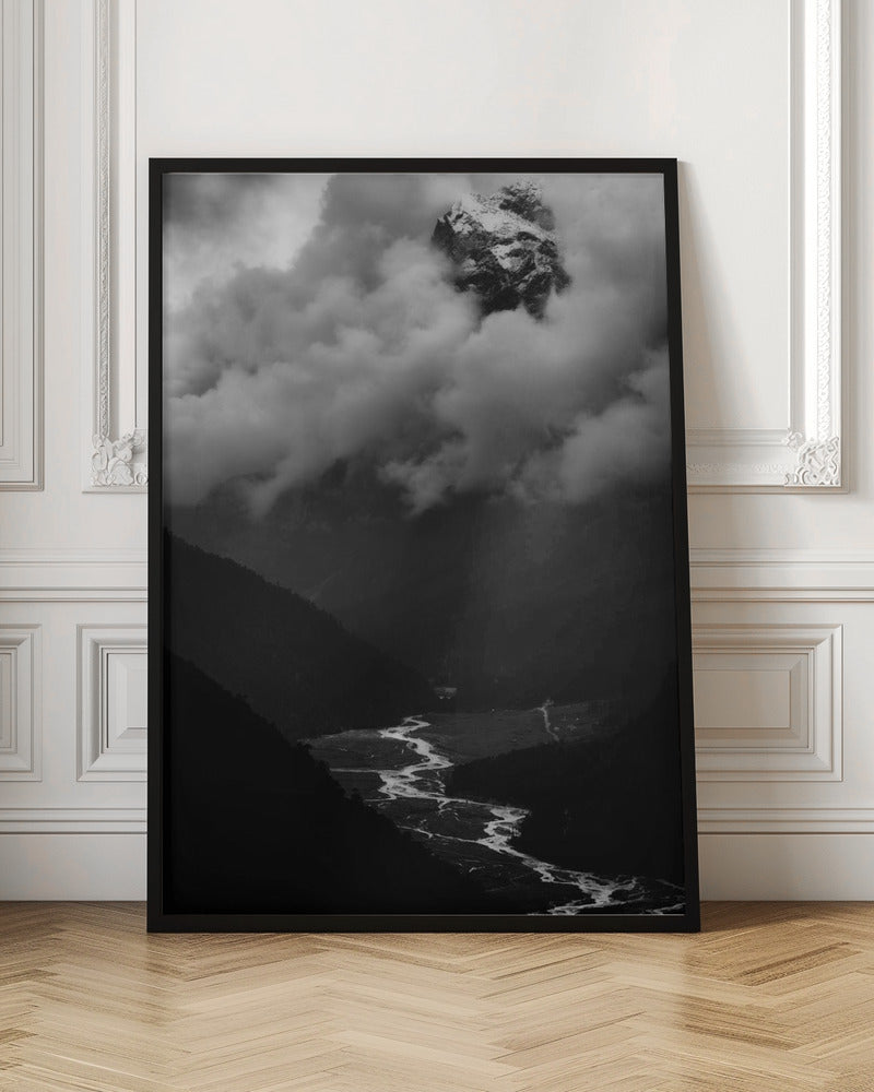 The peak and the river Poster