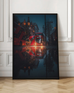 London night reflections Poster