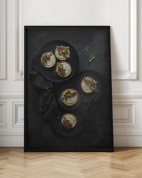 Basil and plum roses Poster