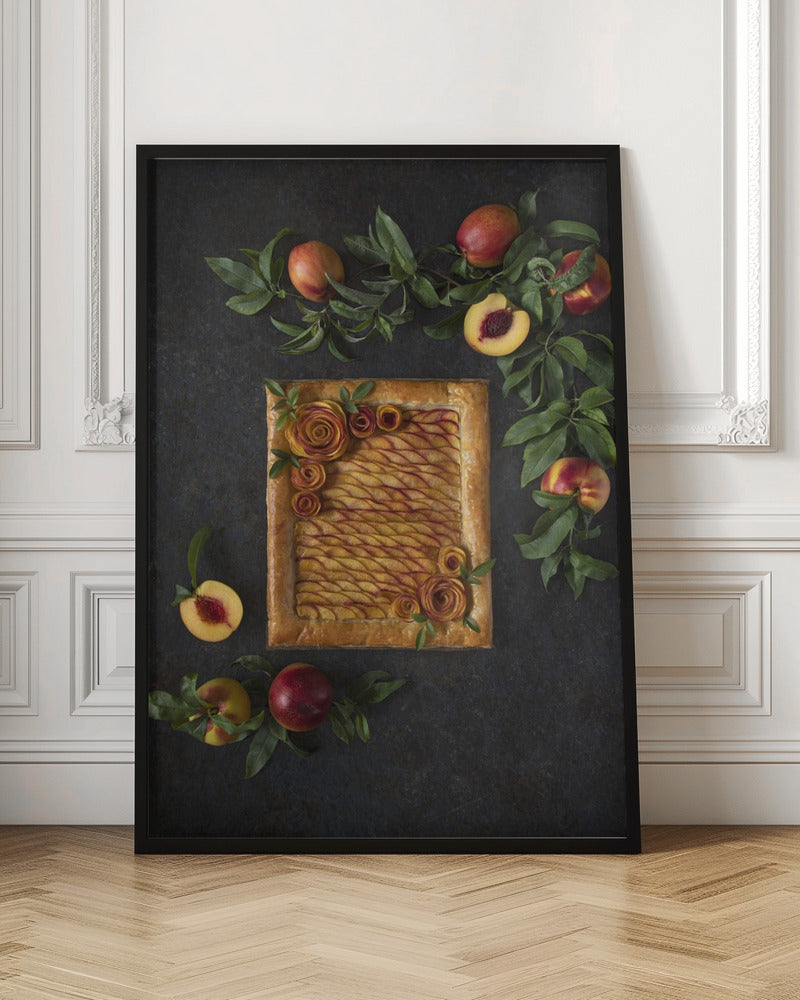 Peach roses tart Poster