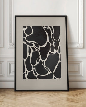 Giraffe Sand Poster