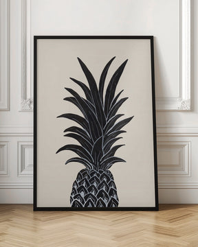 Black Pineapple Poster