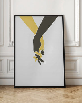 Holding Hands Poster