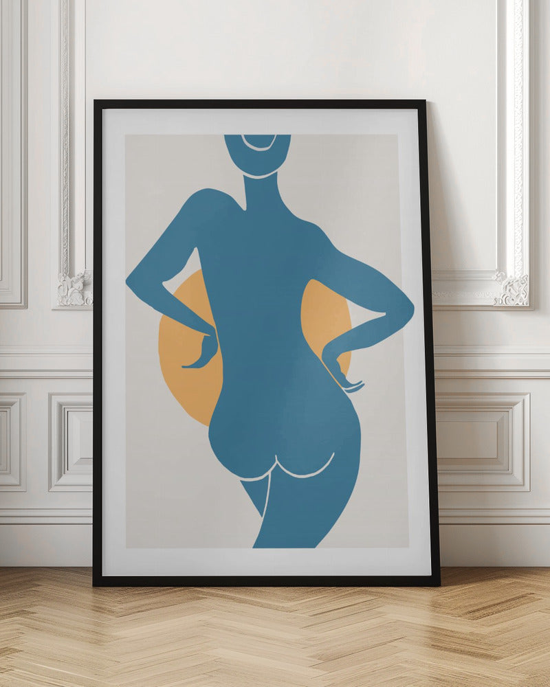 Blue Woman Poster