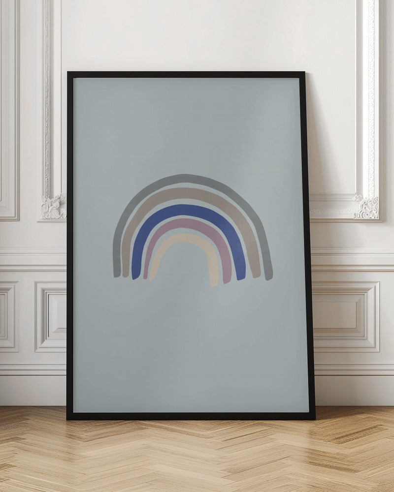 Rainbow Blue Poster