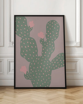 Green Cactus Poster