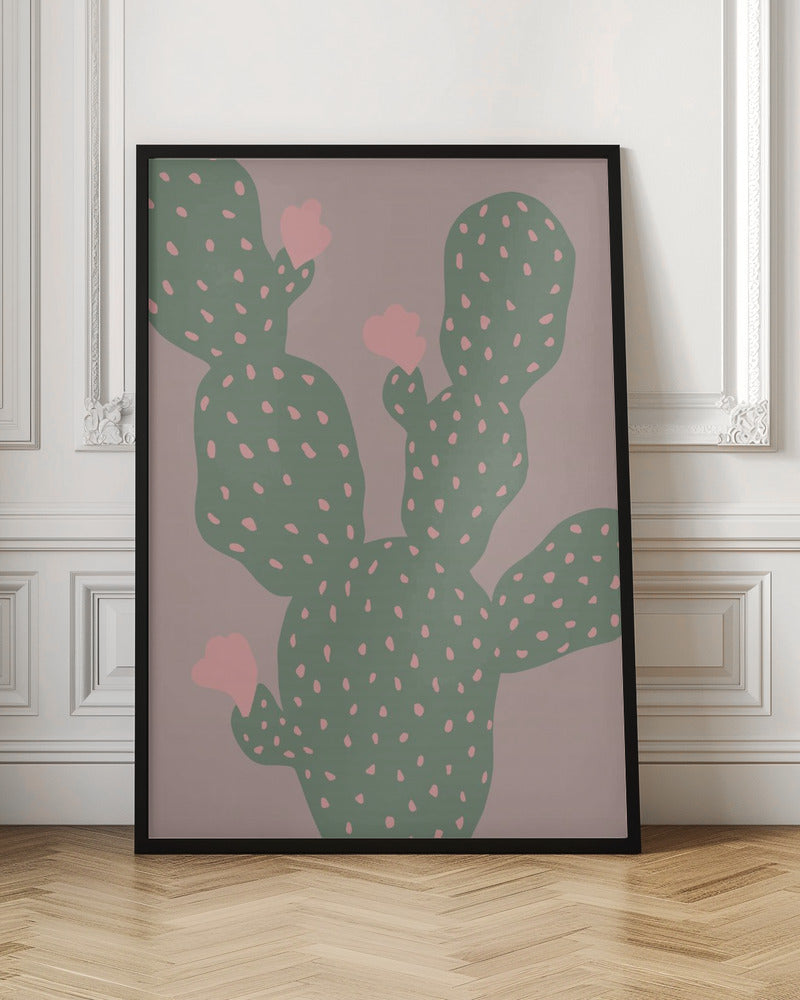 Green Cactus Poster