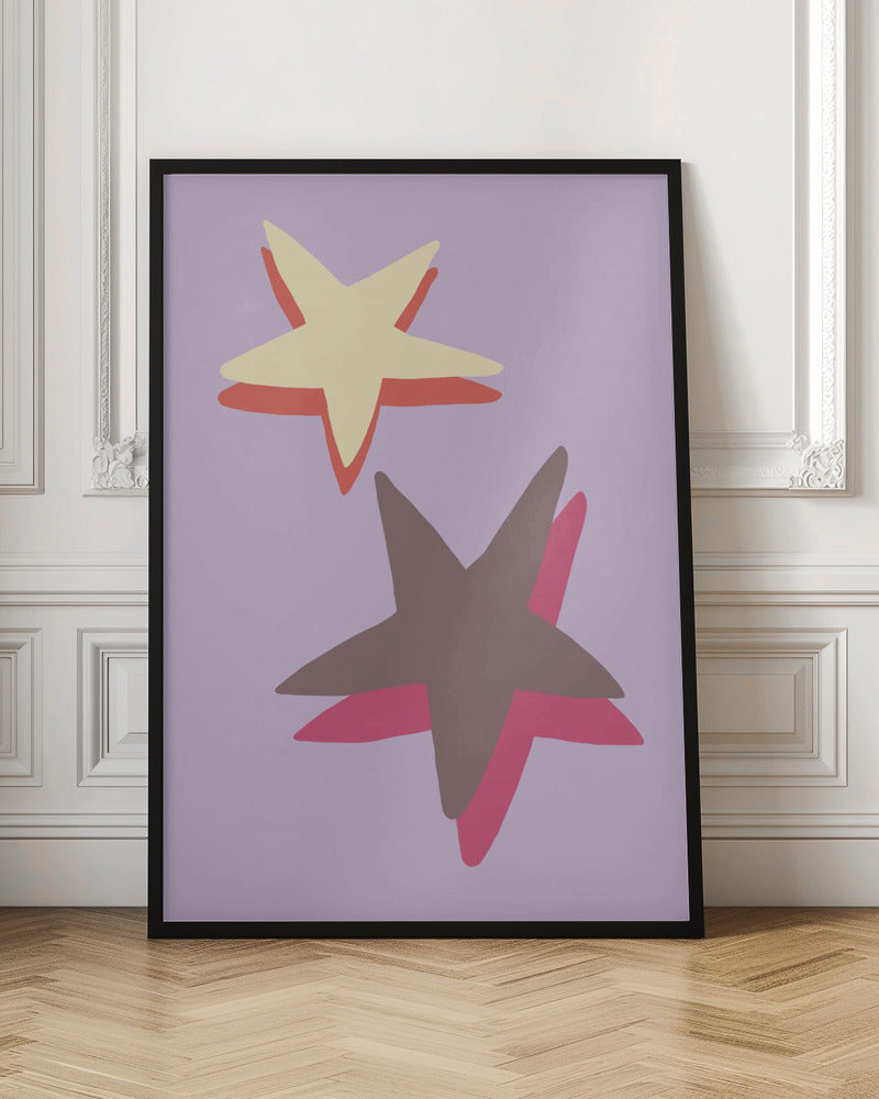 Lilac Star Poster