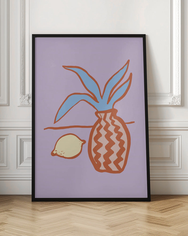 Lilac Lemon Poster