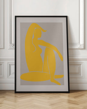 Yellow Figure Poster