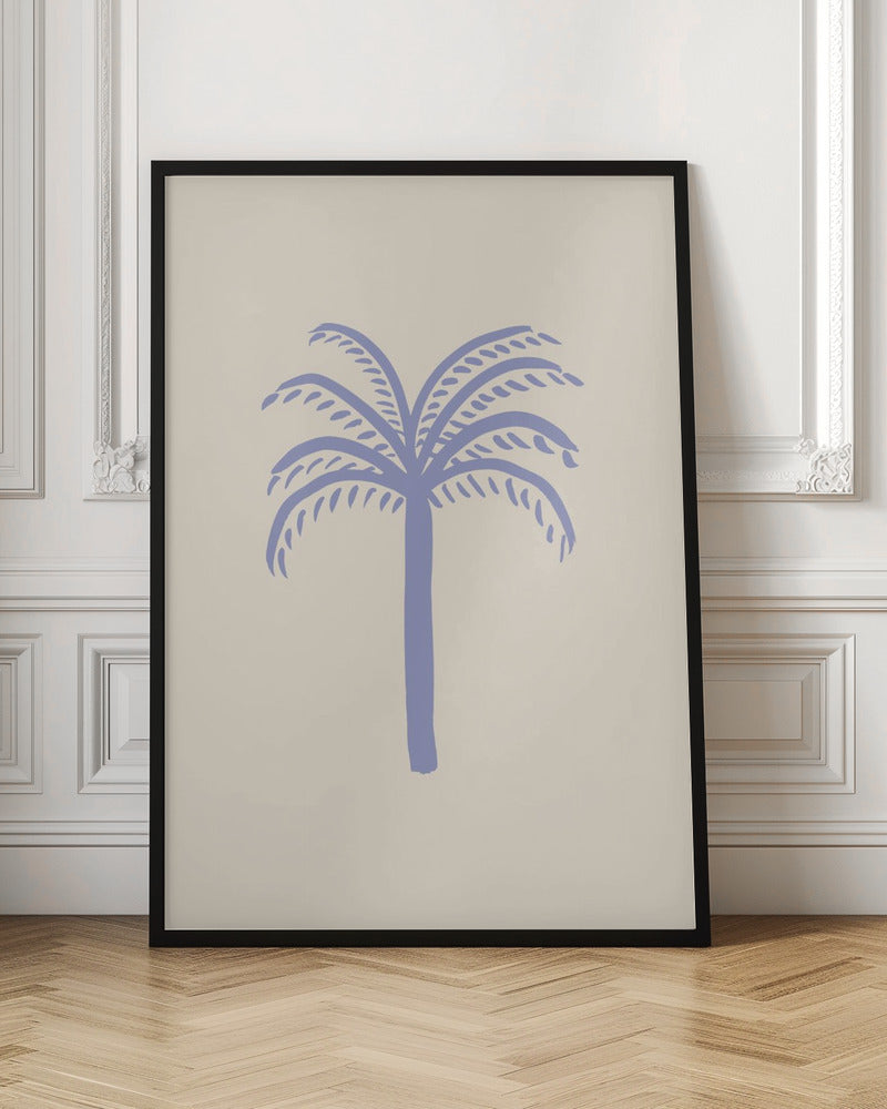 Lilac Palm Poster