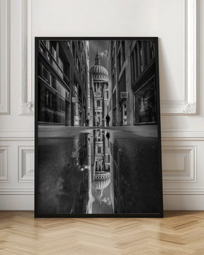 The Mirror Of St Paul's Cathedral Poster