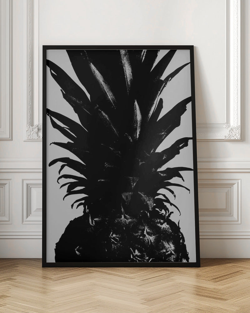 Pineapple bw Poster