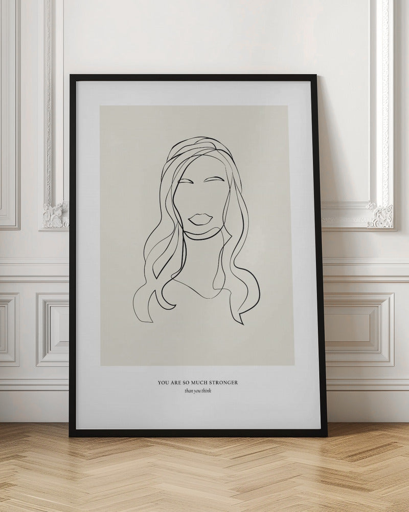 Modern Line Art Poster