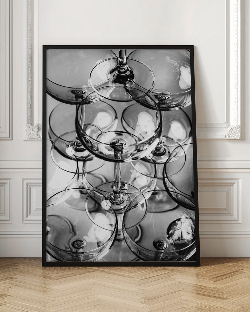 Champagne tower_8 Poster