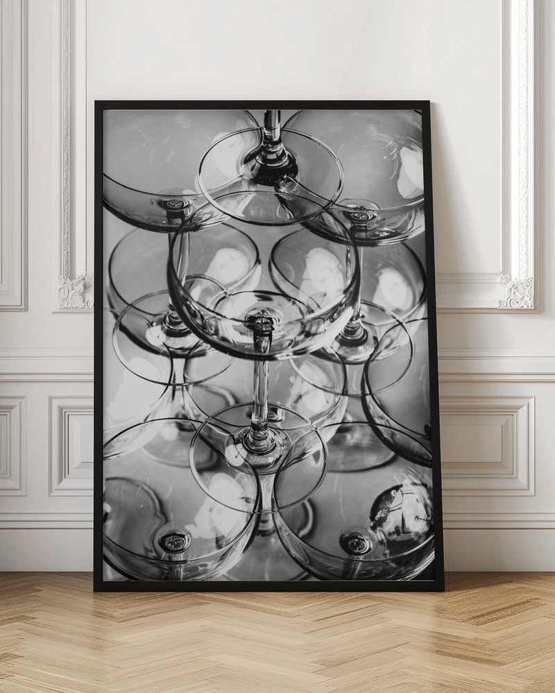 Champagne tower_8 Poster