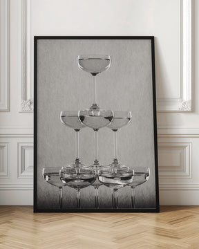 Champagne tower_9 Poster