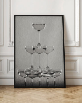 Champagne tower_9 Poster