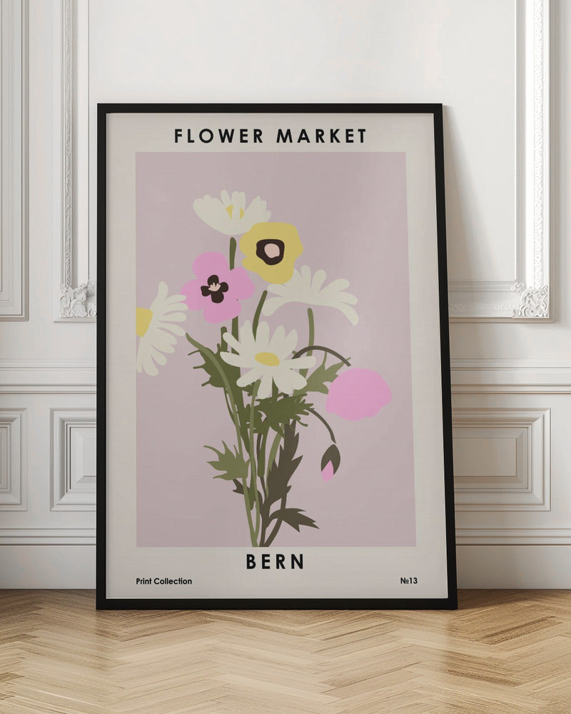 Flower Market Bern Poster