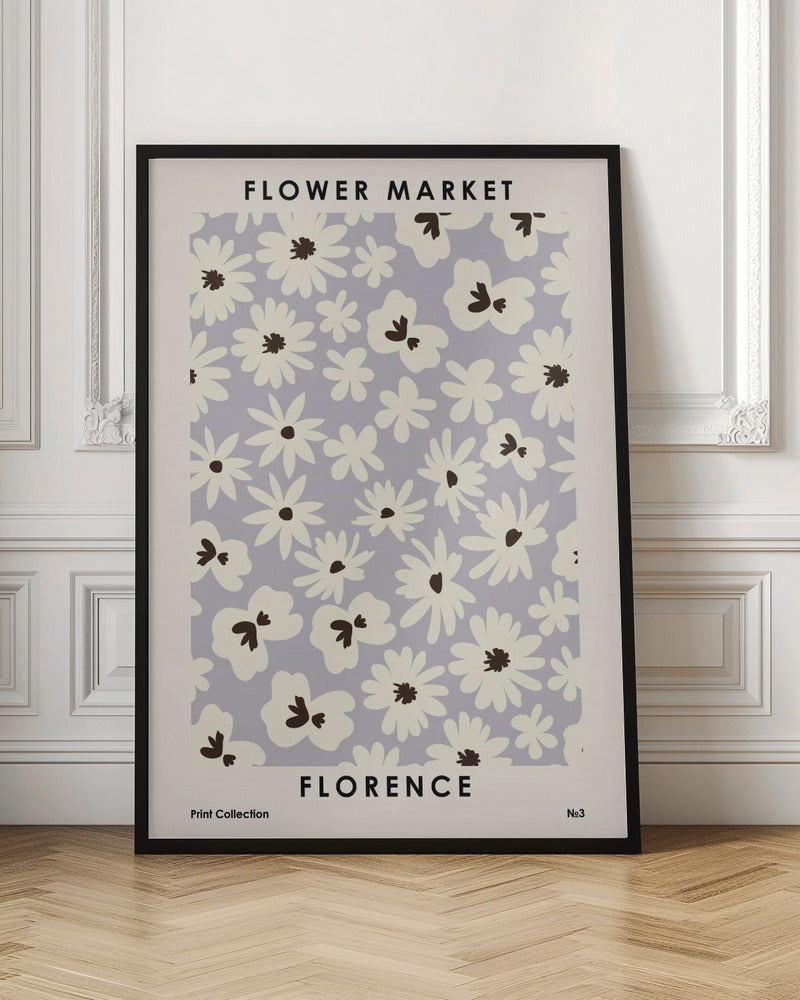 Flower Market Florence Poster