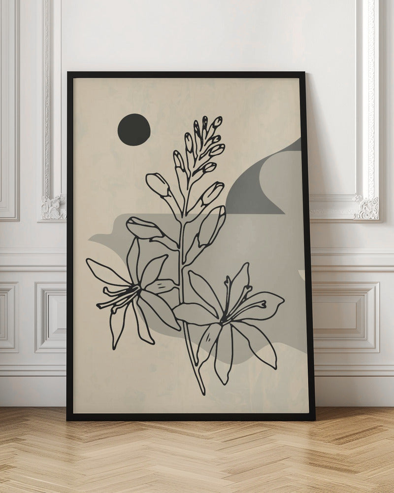 Abstract Flower 1 Poster