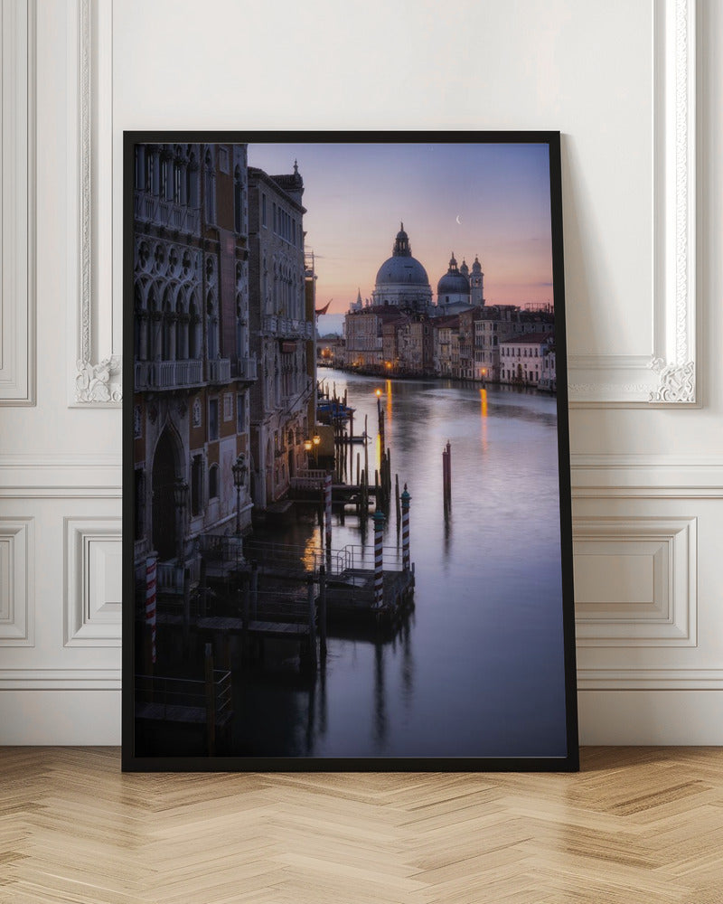 Venice, sunrise from the Academia bridge Poster