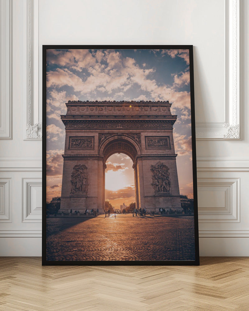 Golden Arc of Paris Poster