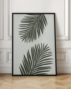 PALM LEAF 04 GREEN Poster